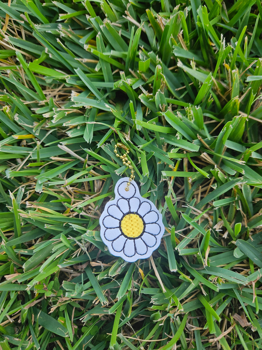 Daisy Zipper Pull/Bag Charm
