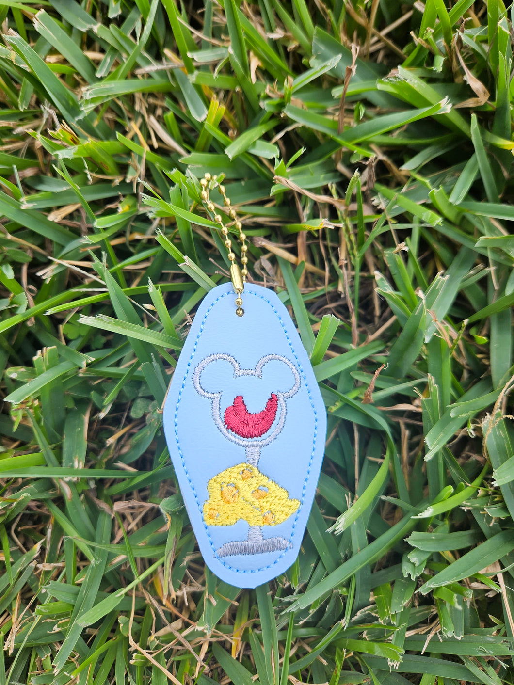 Food and Wine Zipper Pull/Bag Charm
