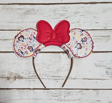 Load image into Gallery viewer, Interchangeable Ears with Bow - Belle Themed
