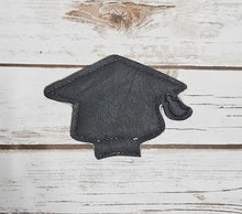 Load image into Gallery viewer, Interchangeable Center - Graduation Hat Black
