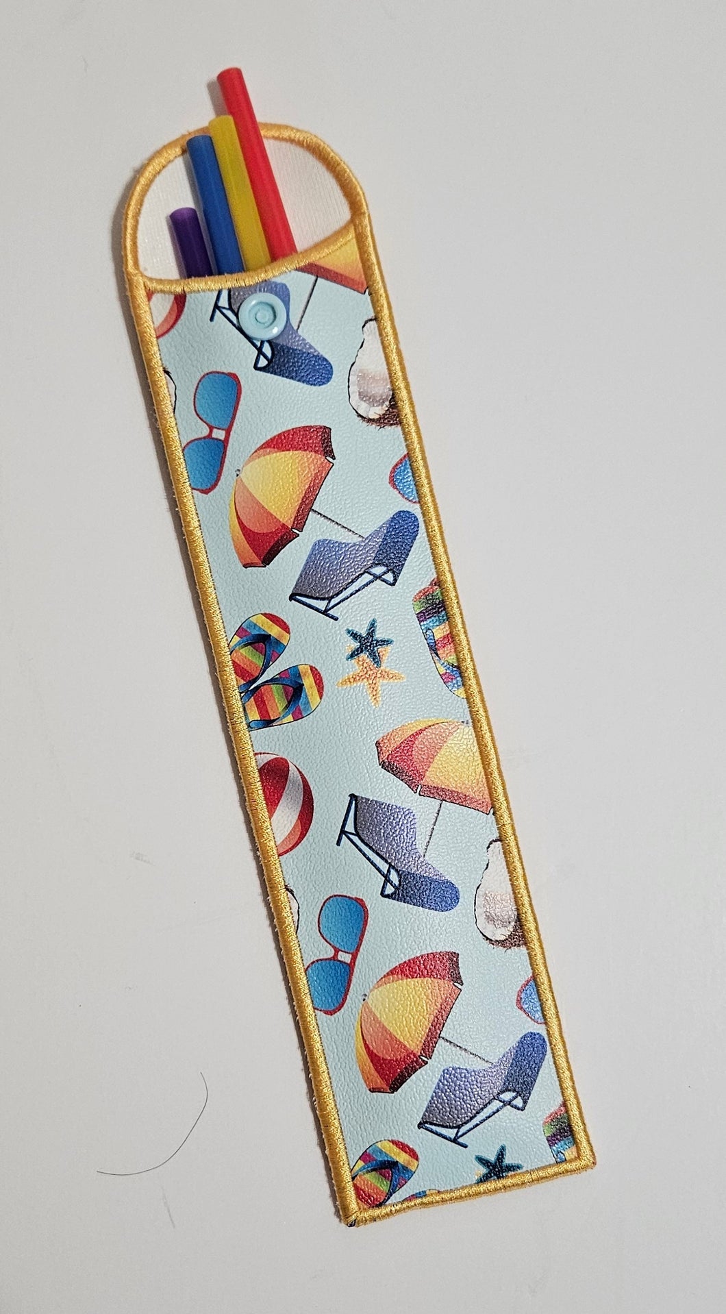 Straw Holder - Beach, Lake. Pool, Cruise Theme
