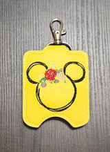 Load image into Gallery viewer, Mickey Flower Wreath Hand Sanitizer Holder
