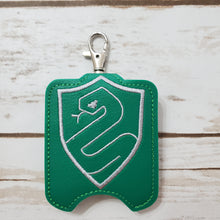 Load image into Gallery viewer, Slytherin Shield Hand Sanitizer Holder
