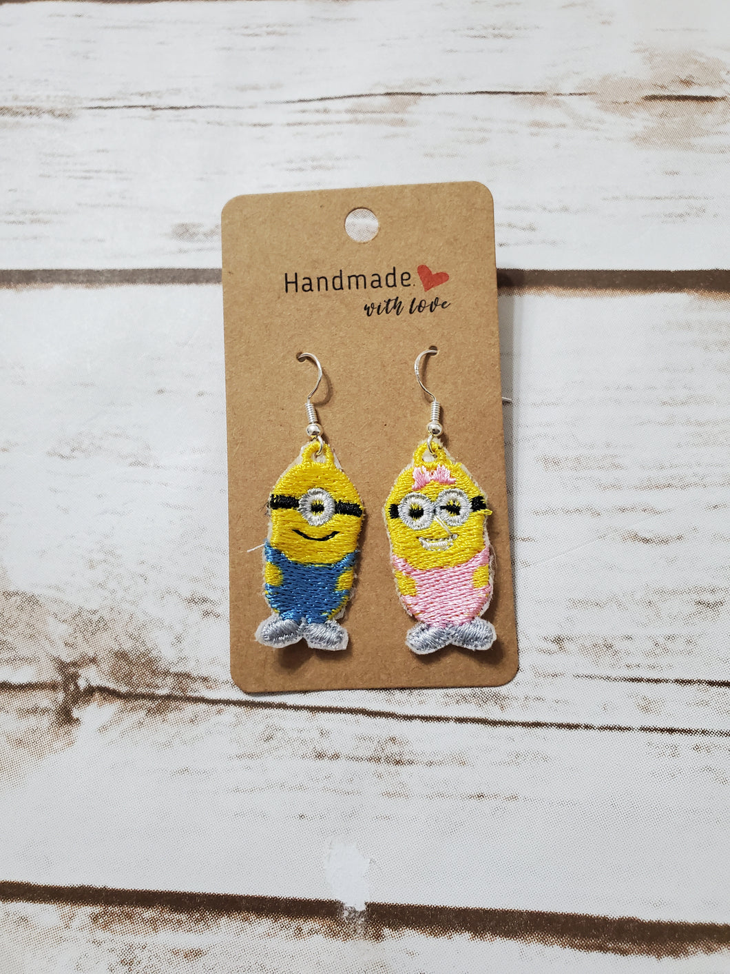 Minion Boy and Girl Earrings